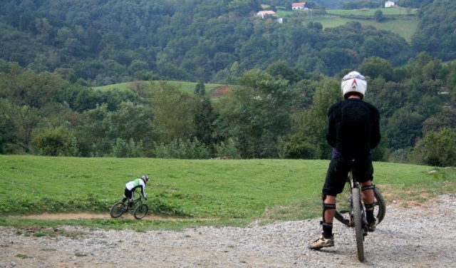 Parado en la ruta